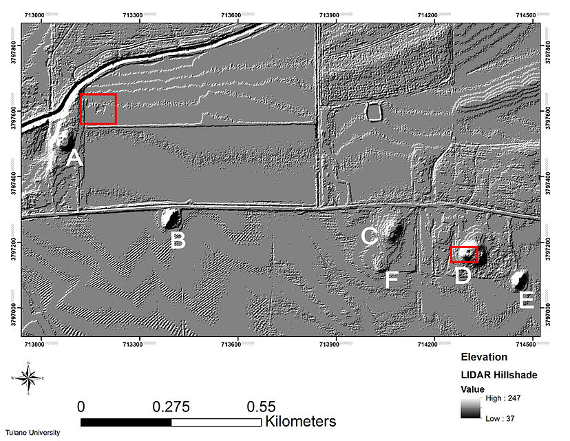 LiDAR of the Carson Mound Site