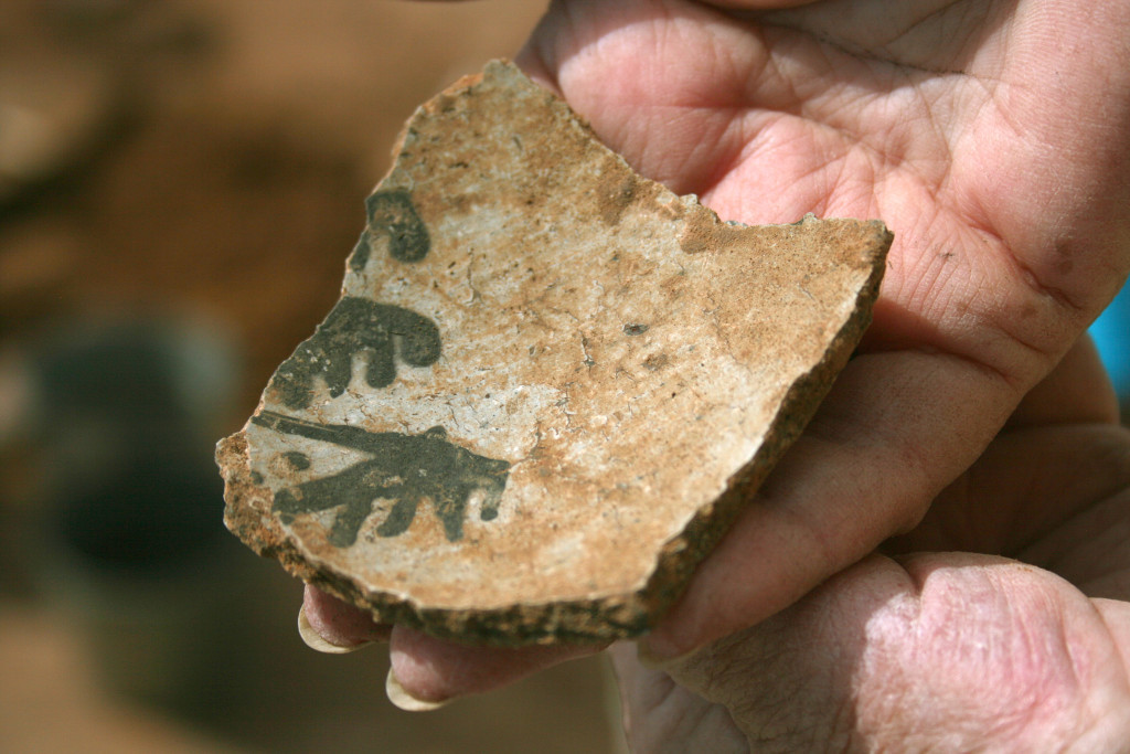 Painted pottery found at the Dillard Site. Courtesy Crow Canyon Archaeological Center.