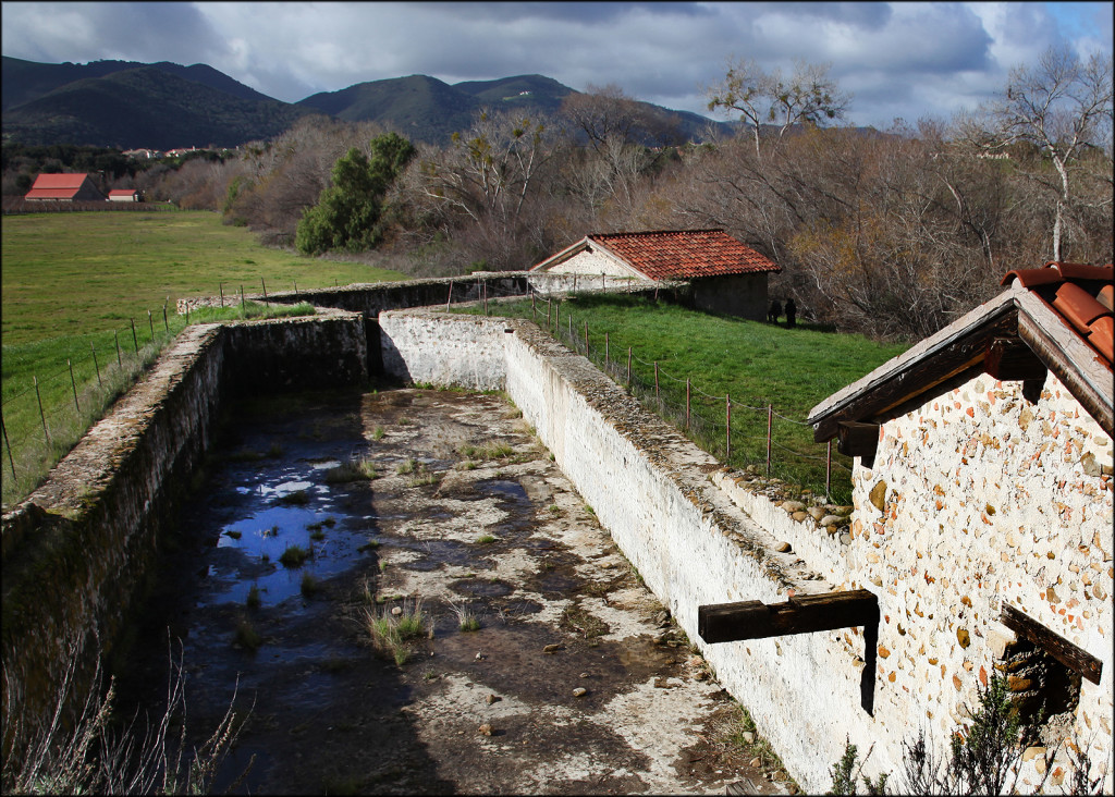 The water works and grist mills at Santa Inés. Credit: Ruben G. Mendoza