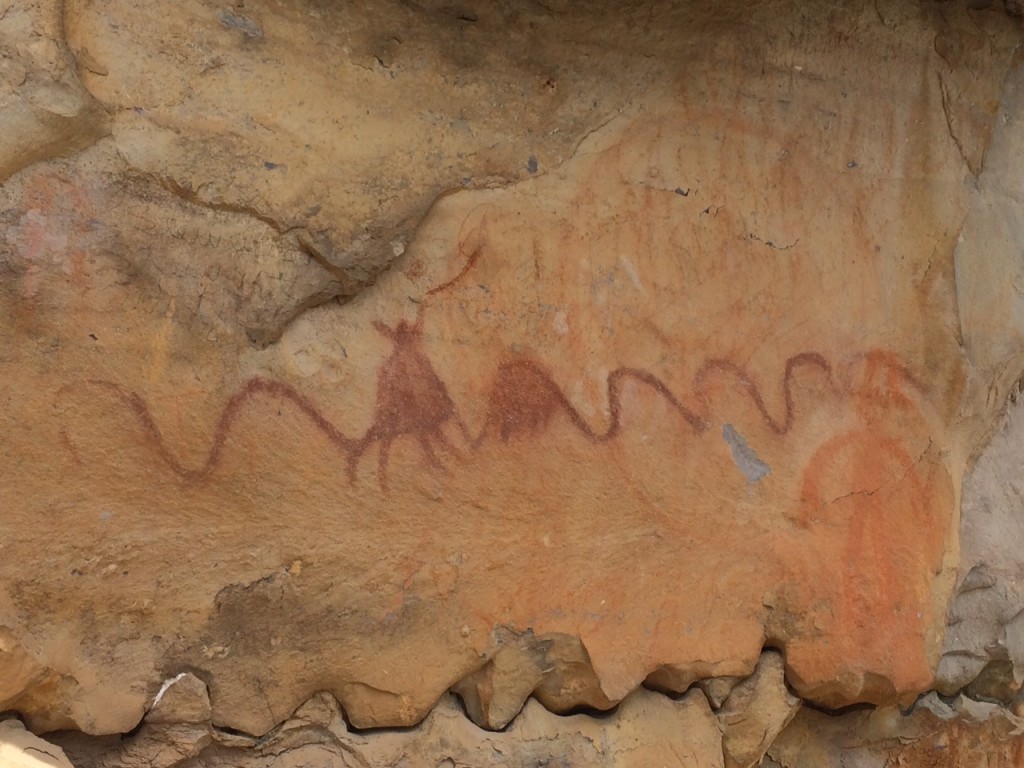 Amazing Rock Art at Painted Bluff