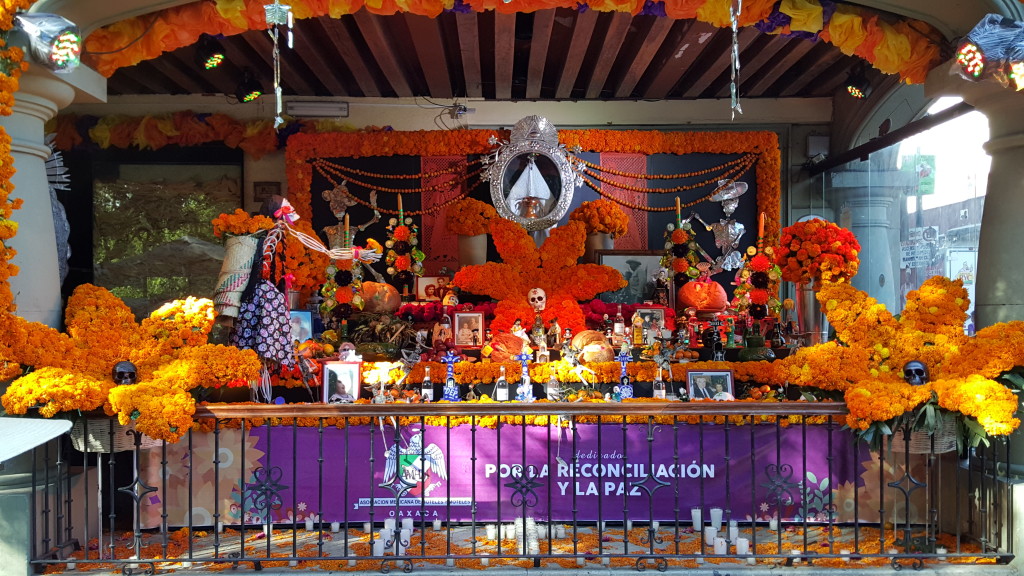 Dia De Los Muertos Altar at the Zocolo.
