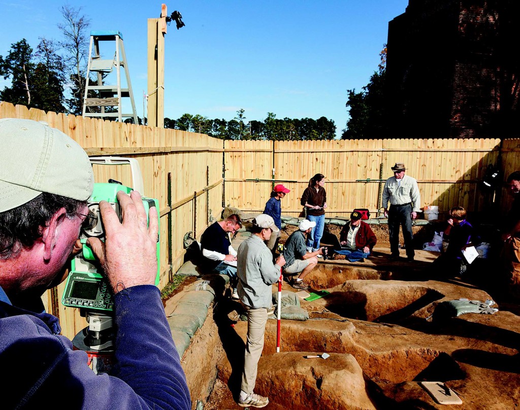  Researchers excavate the unmarked graves in 2013. Credit: Courtesy Of Smithsonian Institution And Jamestown Rediscovery Foundation (Preservation Virginia)