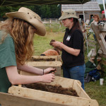 Researchers screen excavated dirt for artifacts during a field school at Fort Vancouver in 2010. Credit: NPS