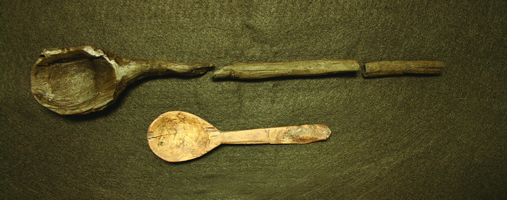 Wooden spoons recovered from the Emanuel Point II shipwreck credit: University of West Florida