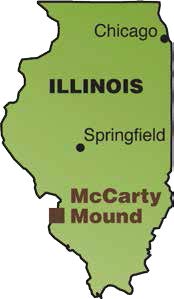McCarty Mound, an unusual Woodland Period Mound, Lies in East St. Louis