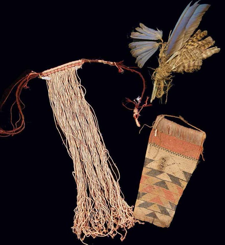 COVER: A feather bundle (upper right), a pair of tapestry-woven yucca sandals (below) and a woman’s yucca-cordage apron with human-hair waistcord are some of the artifacts researchers have reexcavated. Credit: Courtesy of the American Museum of Natural History cat. # H-13338; the Museum of Peoples and Cultures, Brigham Young University cat. #1992.30.1 and .2; the Field Museum of Natural History cat. #165246/Laurie Webster