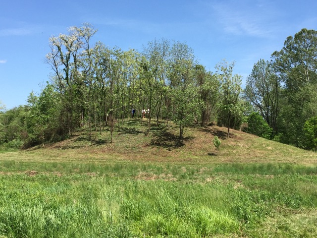 The Town Square Bank Mound Today.