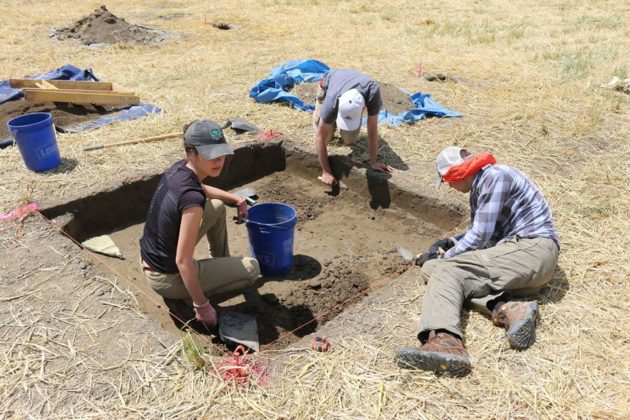 Excavations of Test pits begins. Credit: Binghamton University Fieldschool