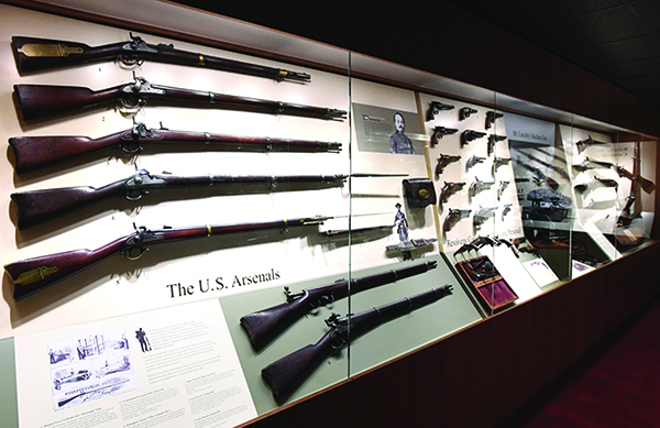 The Virginia Museum of the Civil War has an extensive collection of weapons used in the conflict. credit: Keith Gibson VMI/New Market