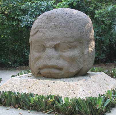 Olmec Head. Photo Jim Walker/Archaeological Conservancy.
