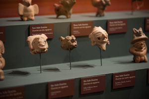 The Peabody exhibit showcases more than 100 ocarinas from the museum’s extensive collection. Credit: Peabody Museum of Archaeology & Ethnology, Harvard University.