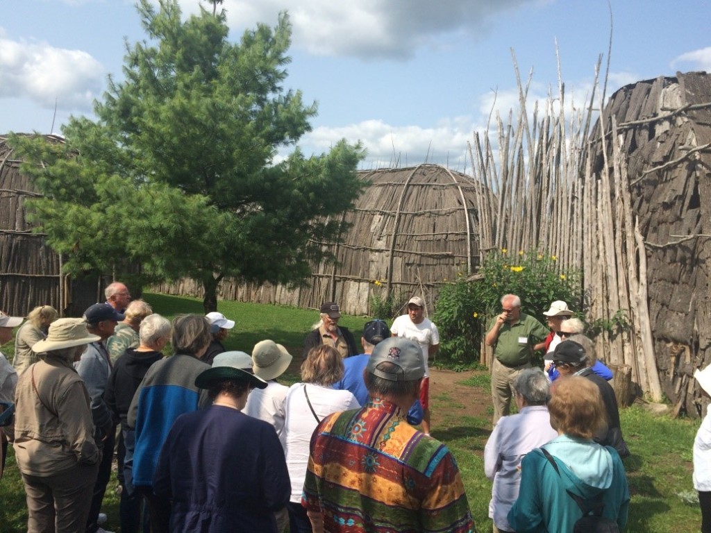 The group also had the opportunity to learn about the St. Lawrence Iroquois at Tsiionhiakwatha, the Droulers site.