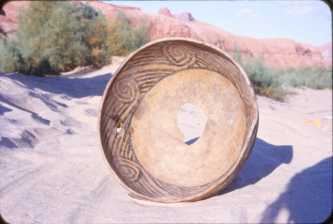 Black & White Bowl from the Salt Cache. Photo courtesy of the Museum of Natural History of Utah. 