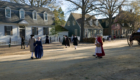 Costumed Interpreters walk up and down Colonial Williamsburg’s Duke of Gloucester Street amid eighty-eight original eighteenth-century homes and shops and more than 400 reconstructed buildings. In 1934 President Franklin Delano Roosevelt called DOG Street, as it is known locally, “the most historic avenue in all America.” Credit: Colonial Williamsburg Foundation.