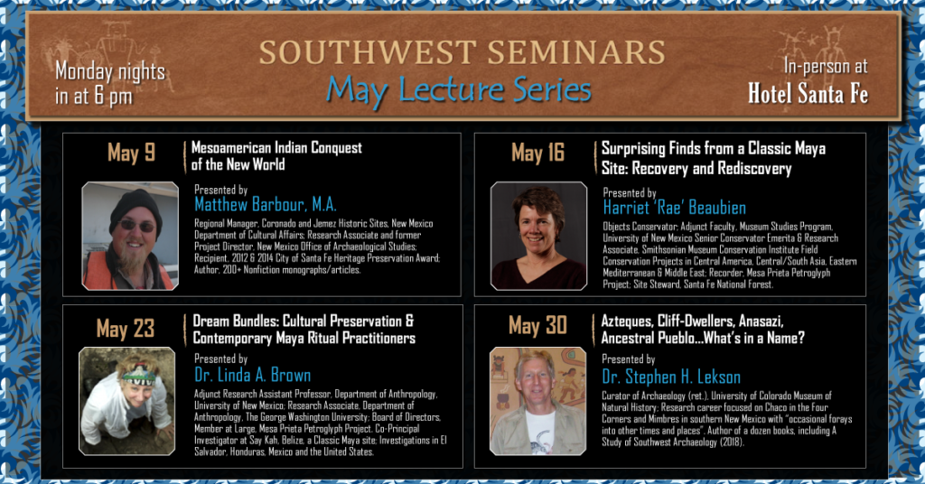 Southwest Seminars announces May lecture series