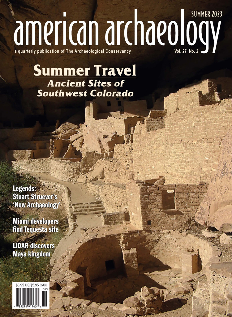 Image of the Summer 2023 edition of American Archaeology.